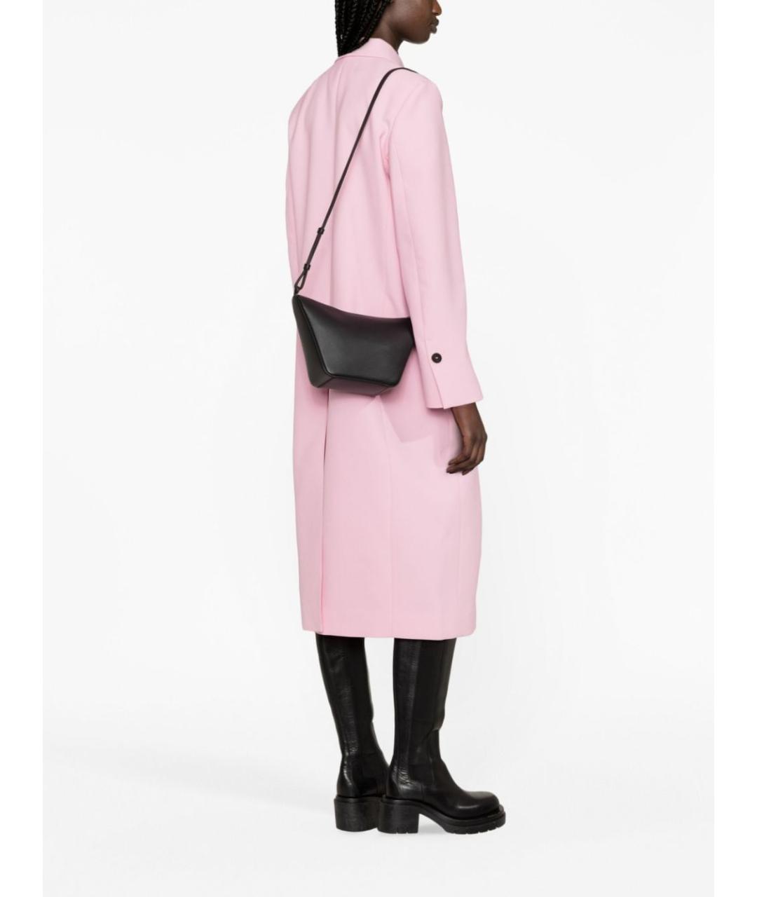 LOEWE Черная кожаная сумка тоут, фото 6