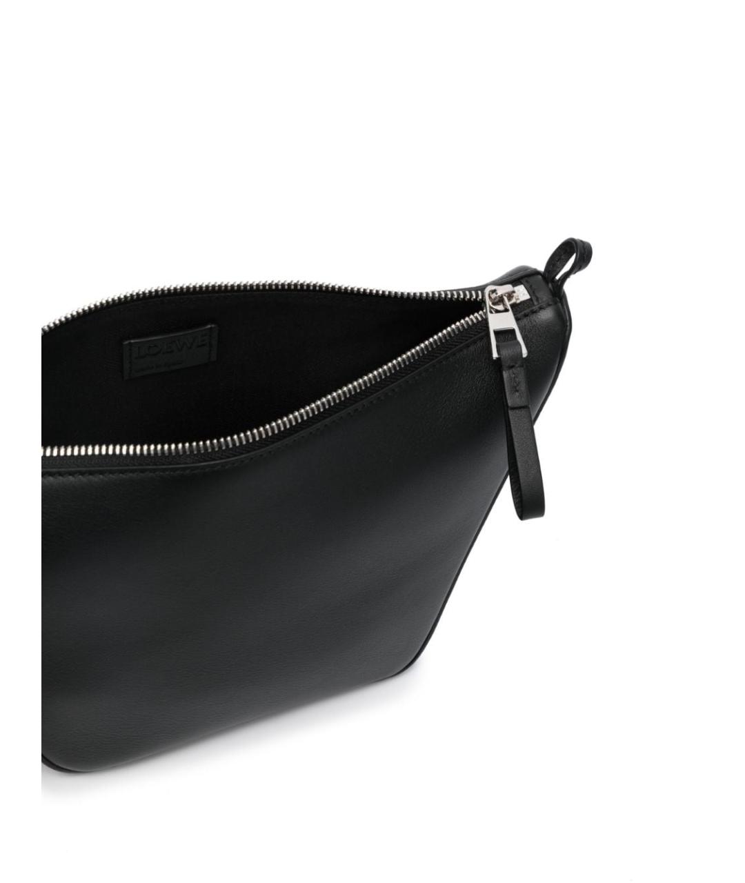 LOEWE Черная кожаная сумка тоут, фото 2