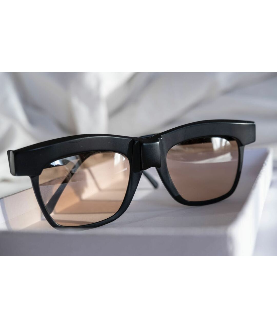 KUBORAUM Черные пластиковые солнцезащитные очки, фото 4