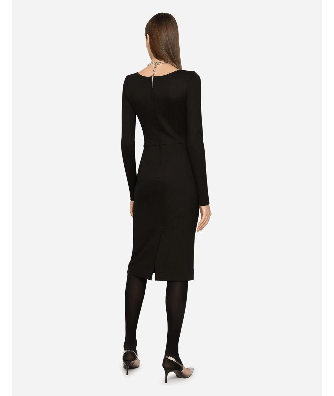 DOLCE&GABBANA Черное платье, фото 5