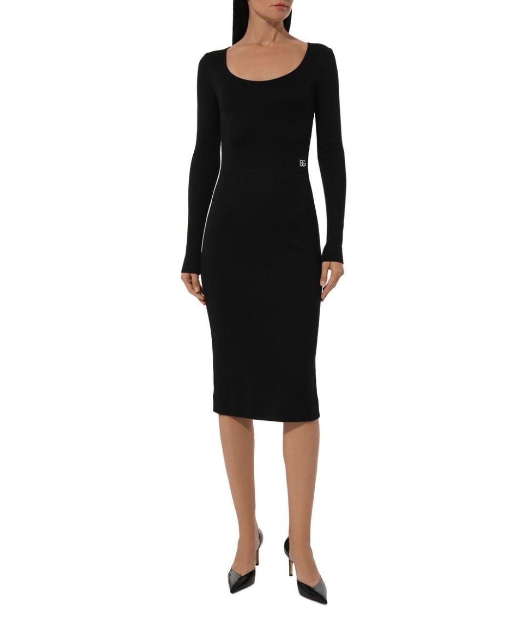 DOLCE&GABBANA Черное платье, фото 3