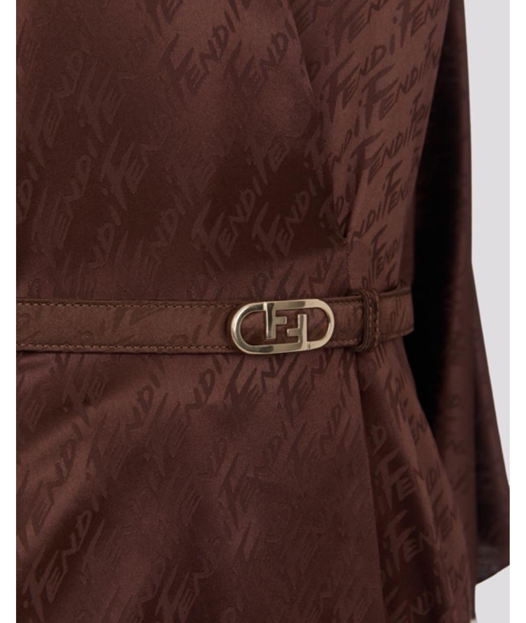FENDI Шелковая блузы, фото 3
