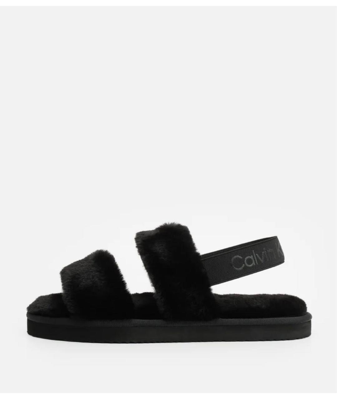 CALVIN KLEIN Черные сандалии, фото 5