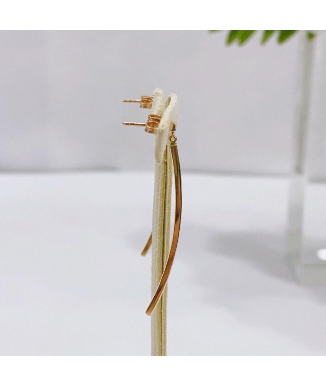 TIFFANY&CO Розовые серьги из розового золота, фото 3