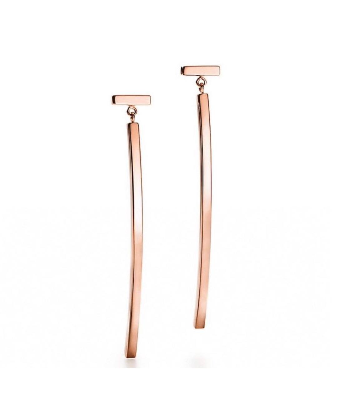 TIFFANY&CO Розовые серьги из розового золота, фото 7