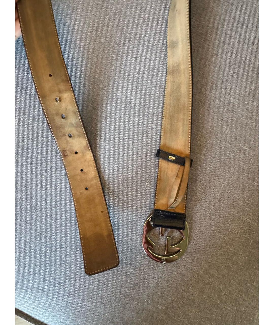 GUCCI Темно-синий ремень, фото 5
