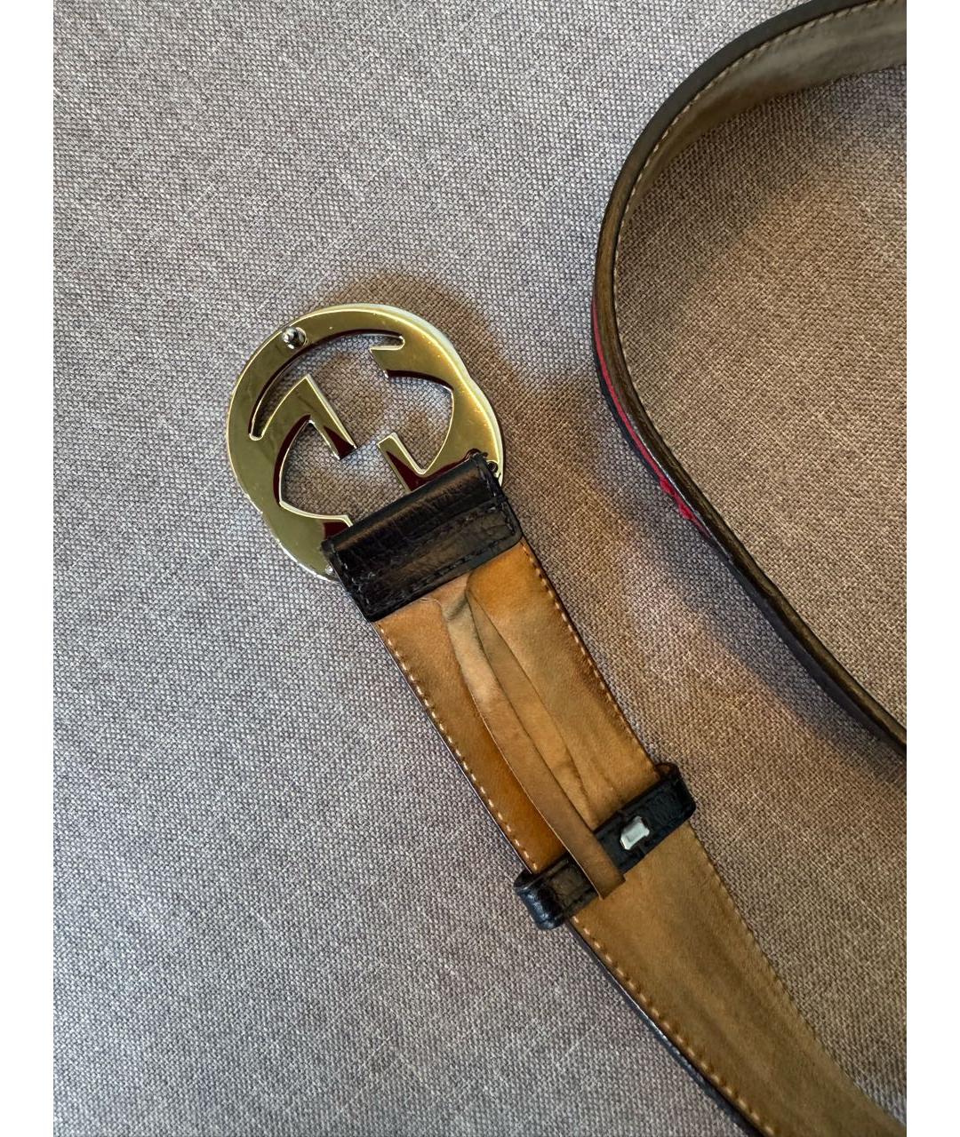 GUCCI Темно-синий ремень, фото 7