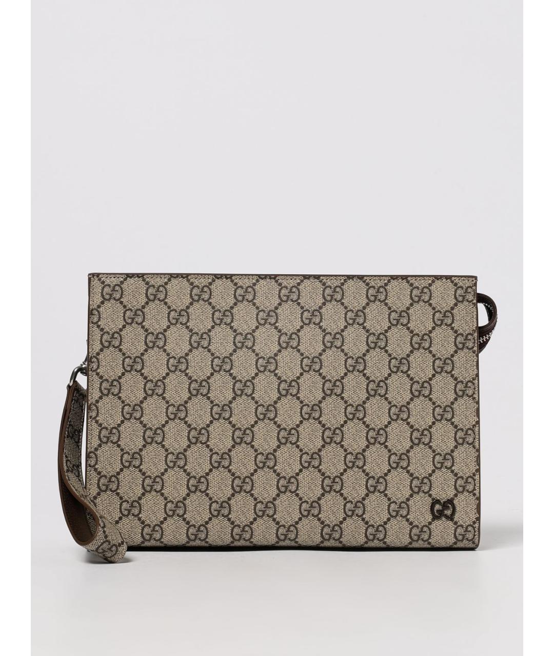 GUCCI Бежевая барсетка, фото 6