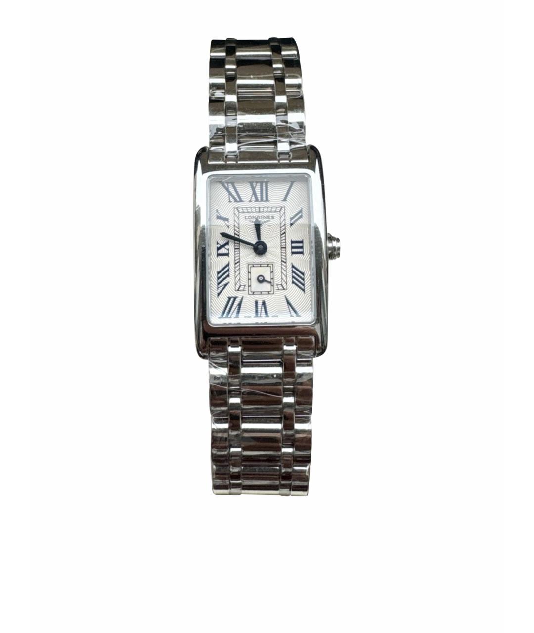 LONGINES Белые металлические часы, фото 1