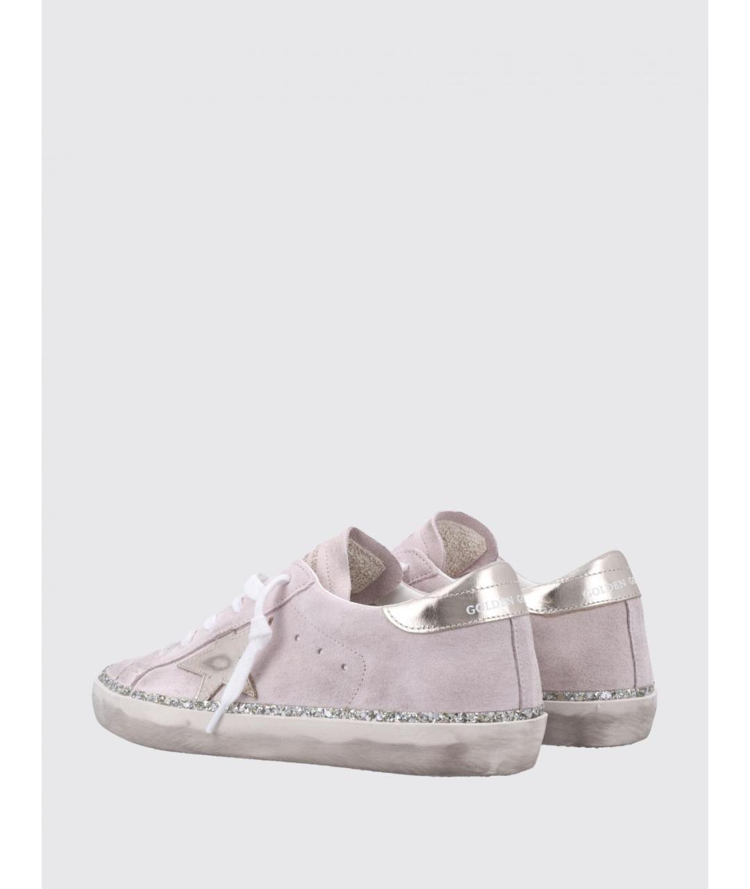 GOLDEN GOOSE DELUXE BRAND Розовые замшевые кеды, фото 3