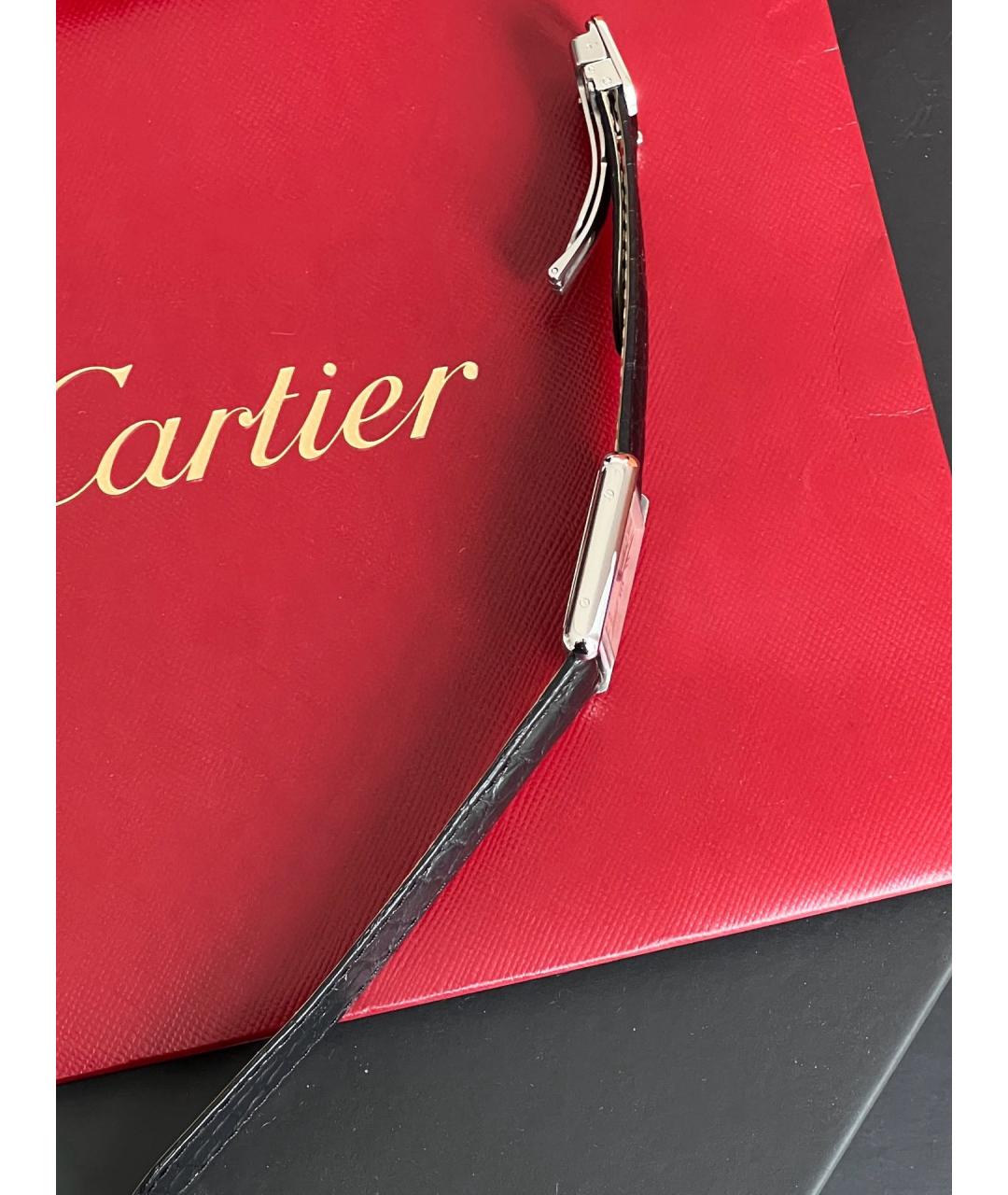 CARTIER Белые металлические часы, фото 4