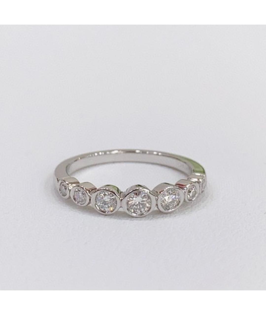 TIFFANY&CO Белое платиновое кольцо, фото 7