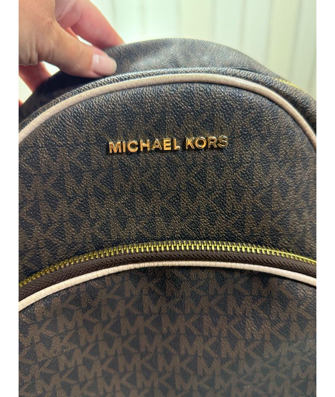 MICHAEL KORS Коричневый рюкзак, фото 3