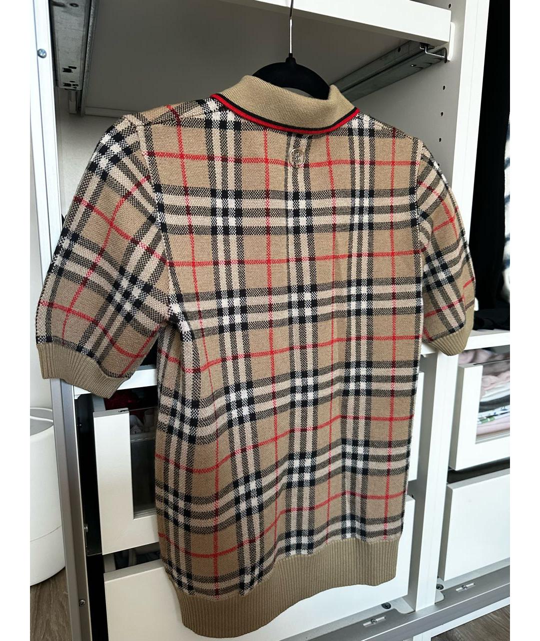 BURBERRY Бежевая футболка, фото 2