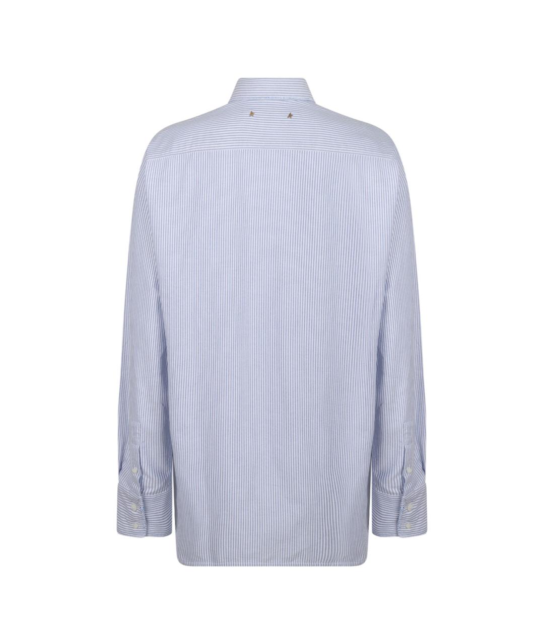 GOLDEN GOOSE DELUXE BRAND Голубая рубашка, фото 2