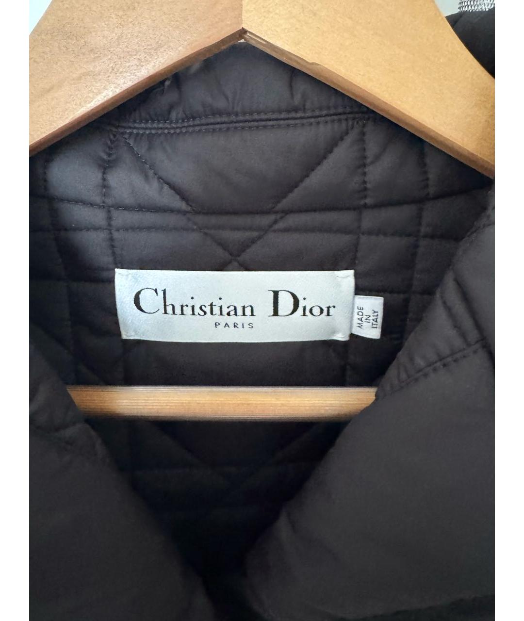 CHRISTIAN DIOR Черная полиэстеровая куртка, фото 3
