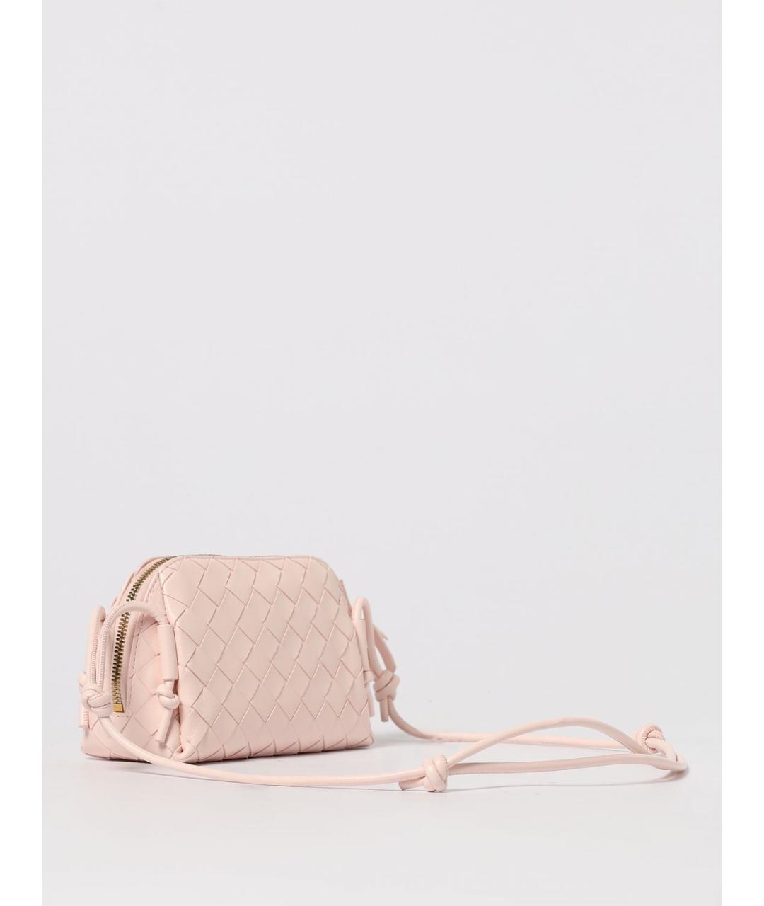 BOTTEGA VENETA Бежевая кожаная сумка через плечо, фото 3