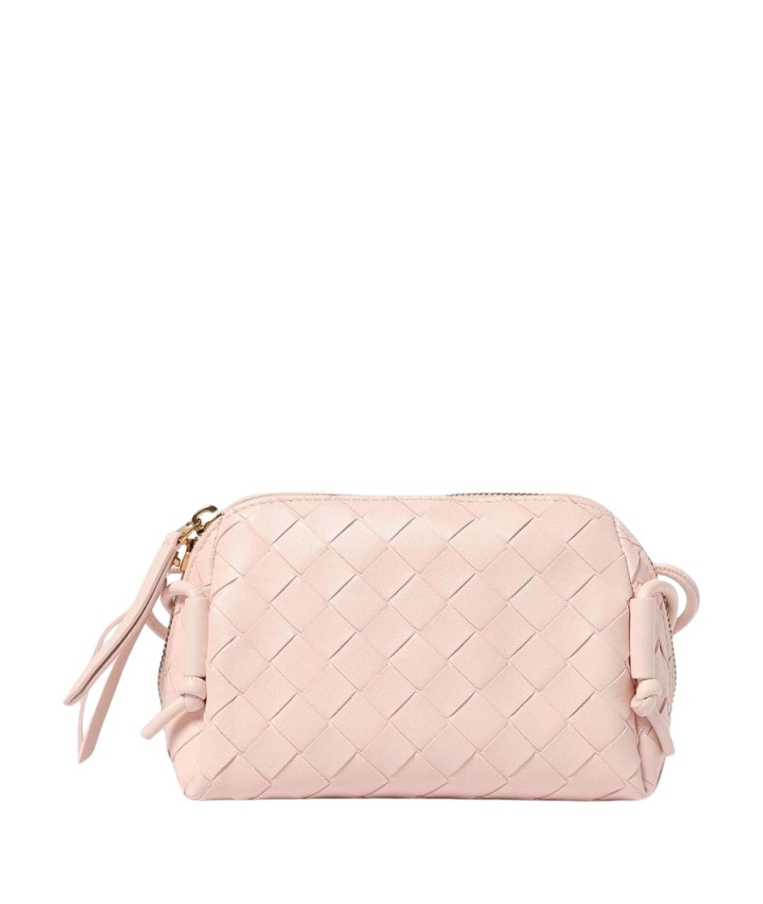 BOTTEGA VENETA Бежевая кожаная сумка через плечо, фото 1