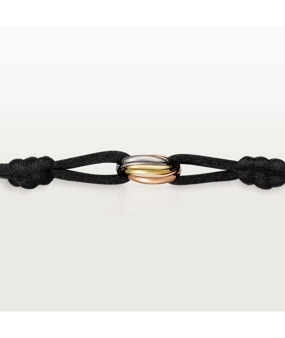 CARTIER Черный браслет из желтого золота, фото 4