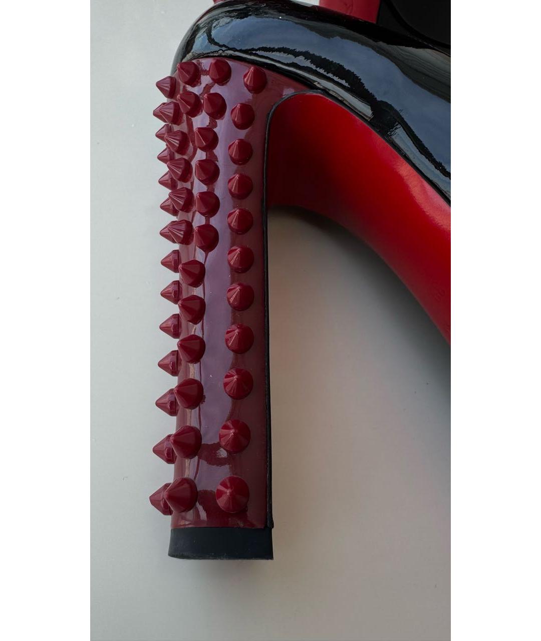 CHRISTIAN LOUBOUTIN Черные туфли из лакированной кожи, фото 6