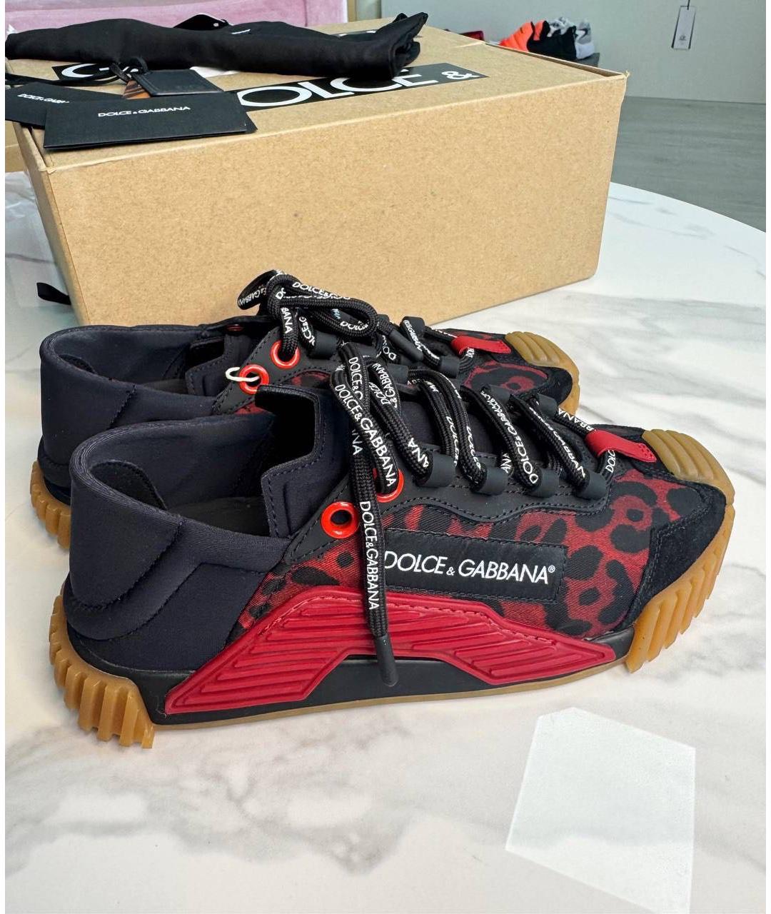 DOLCE&GABBANA Черные кроссовки, фото 2