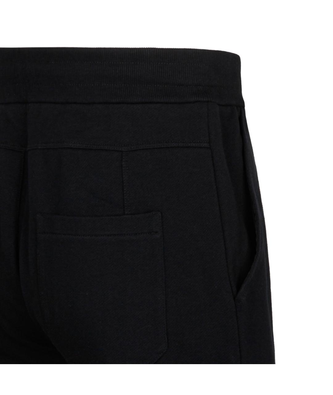 BALMAIN Черные хлопковые повседневные брюки, фото 4