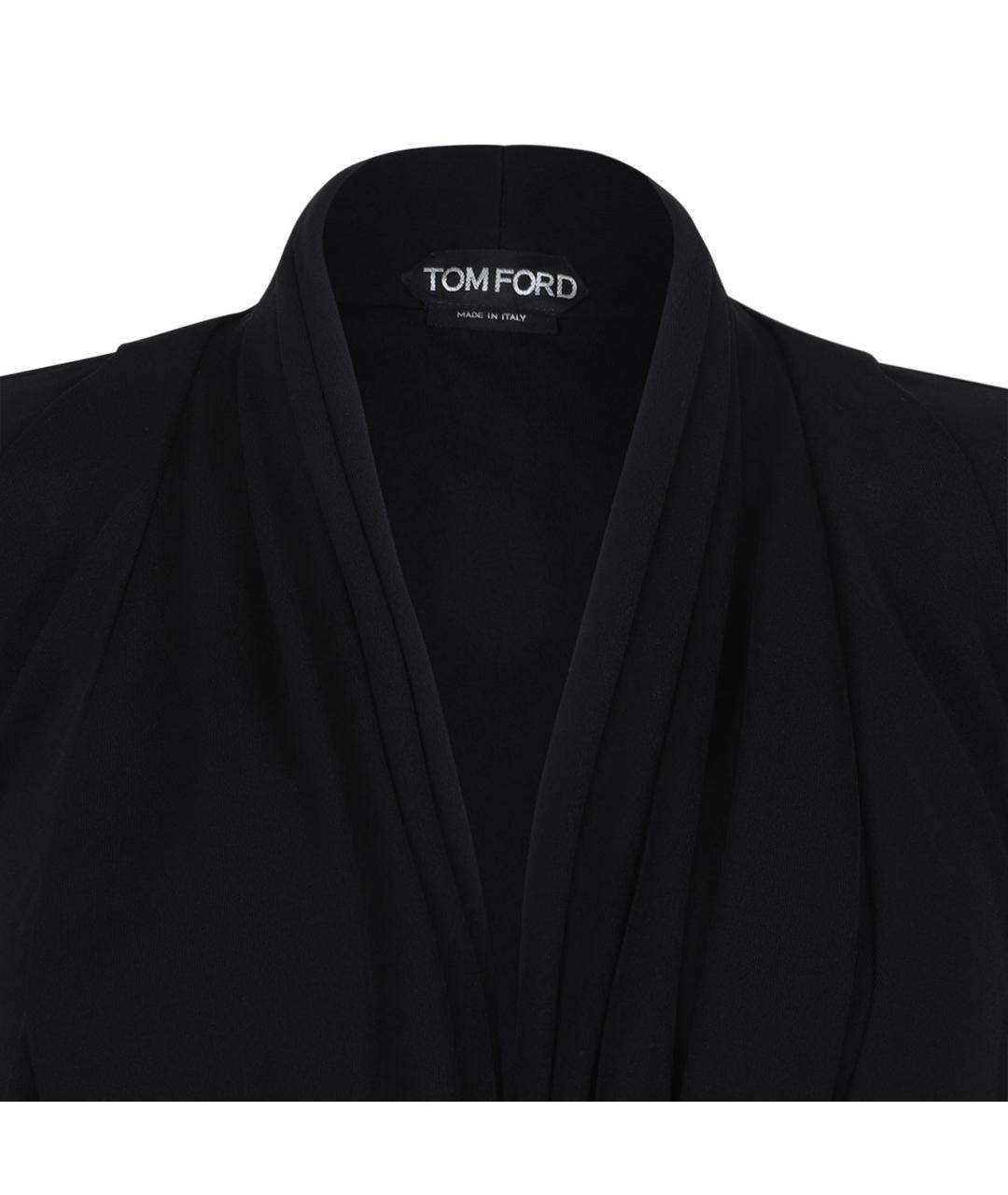 TOM FORD Черное повседневное платье, фото 3