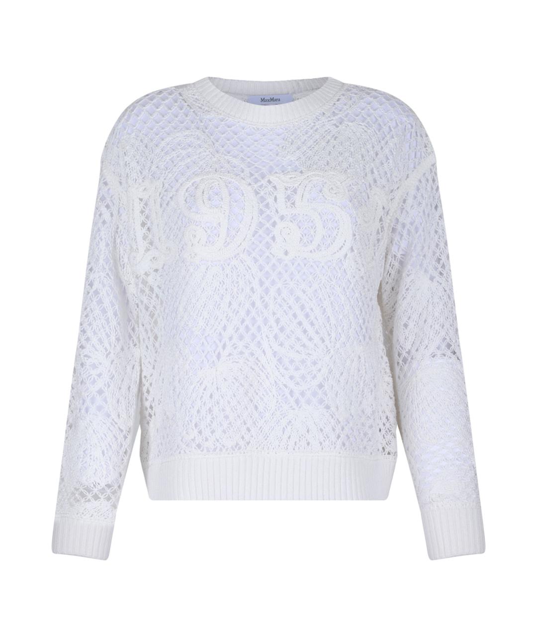 MAX MARA Белый джемпер / свитер, фото 1