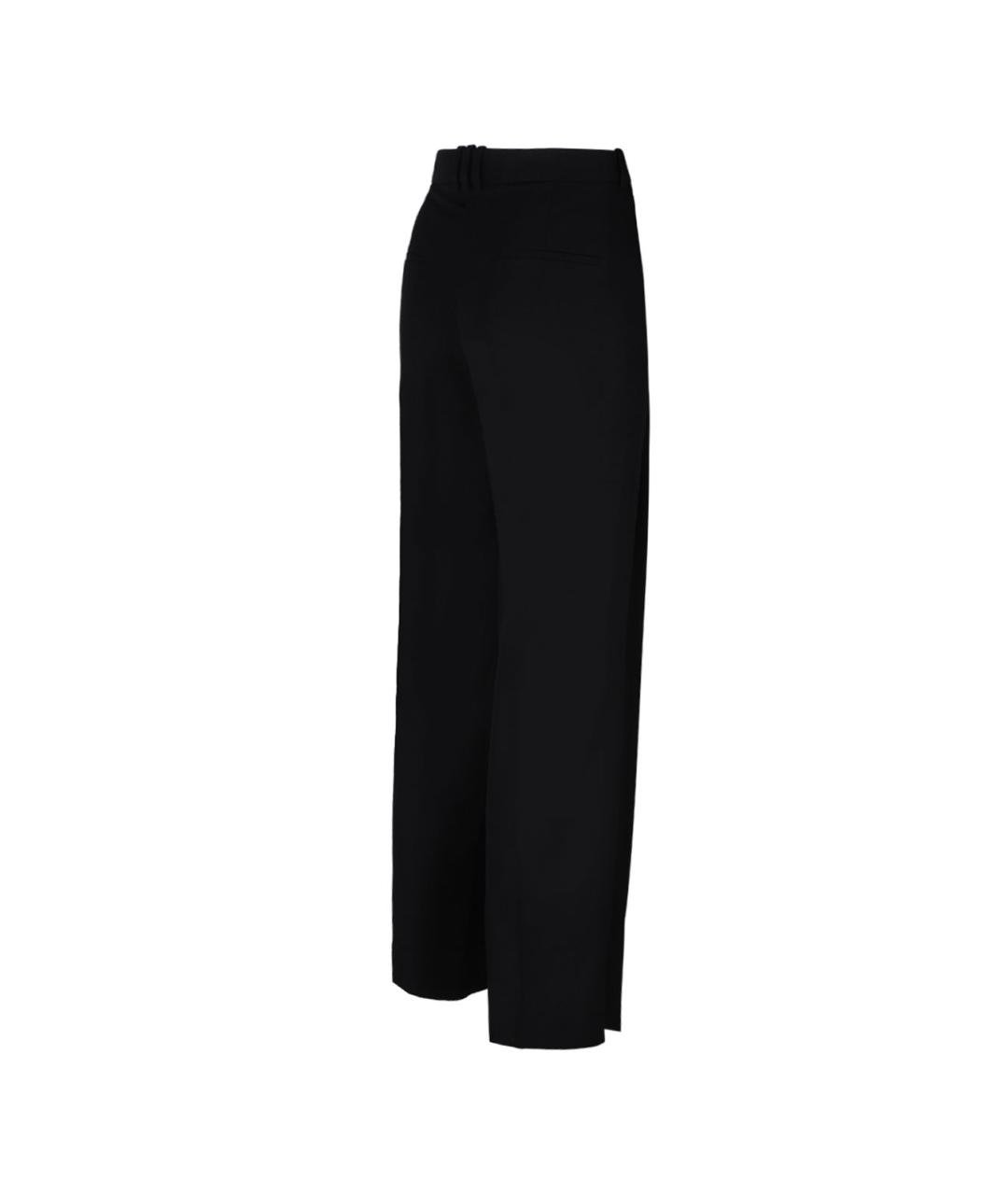 BALMAIN Черные шерстяные повседневные брюки, фото 3