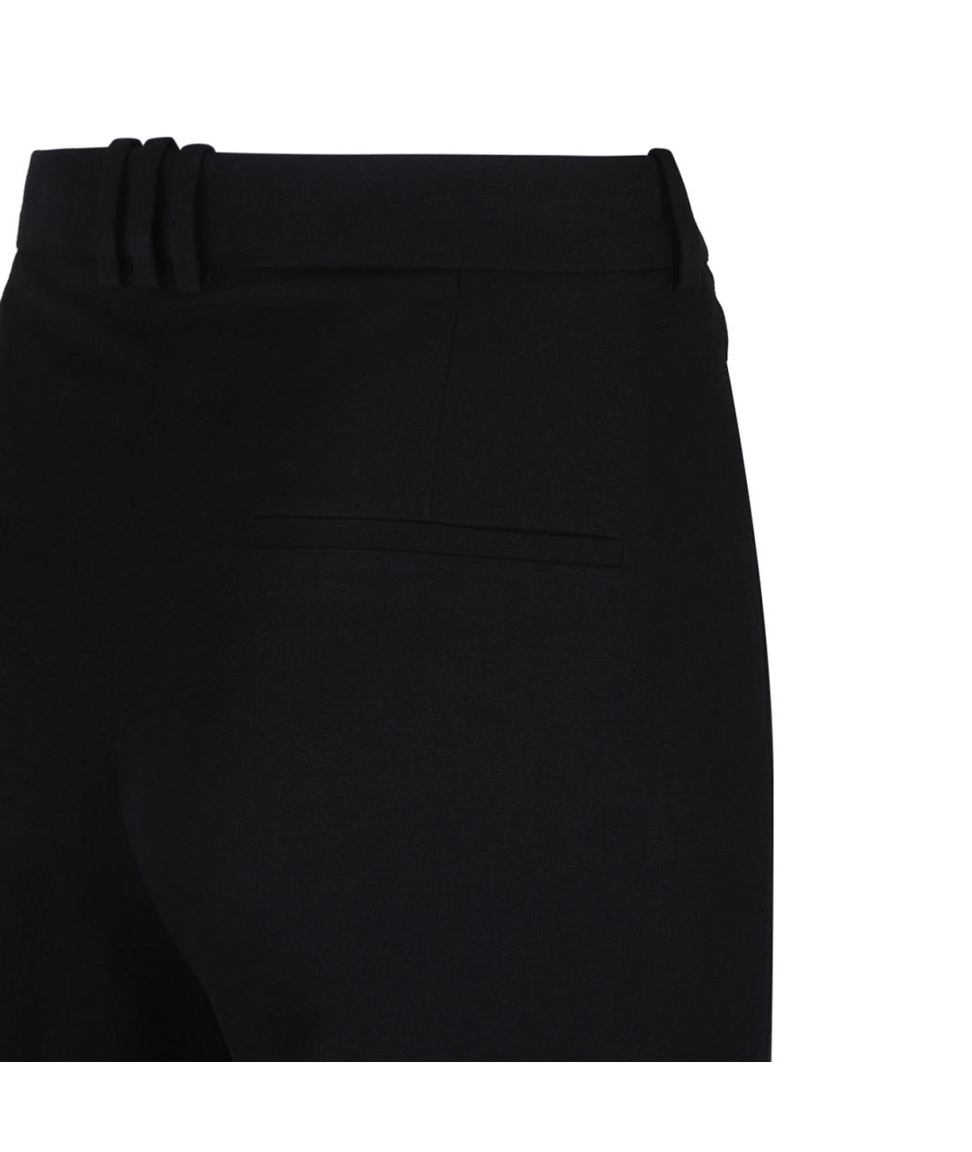 BALMAIN Черные шерстяные повседневные брюки, фото 4