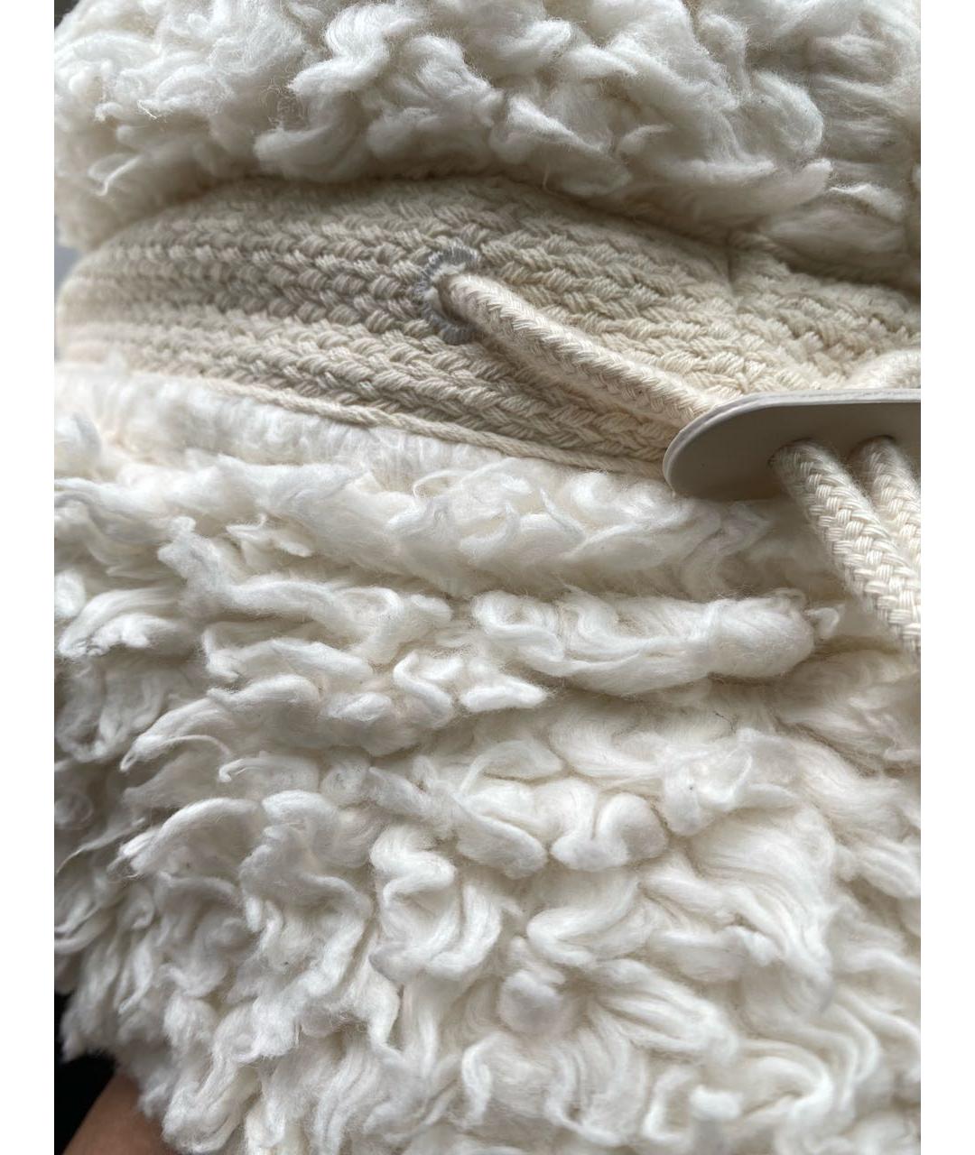 JIL SANDER Белая хлопковая шляпа, фото 5