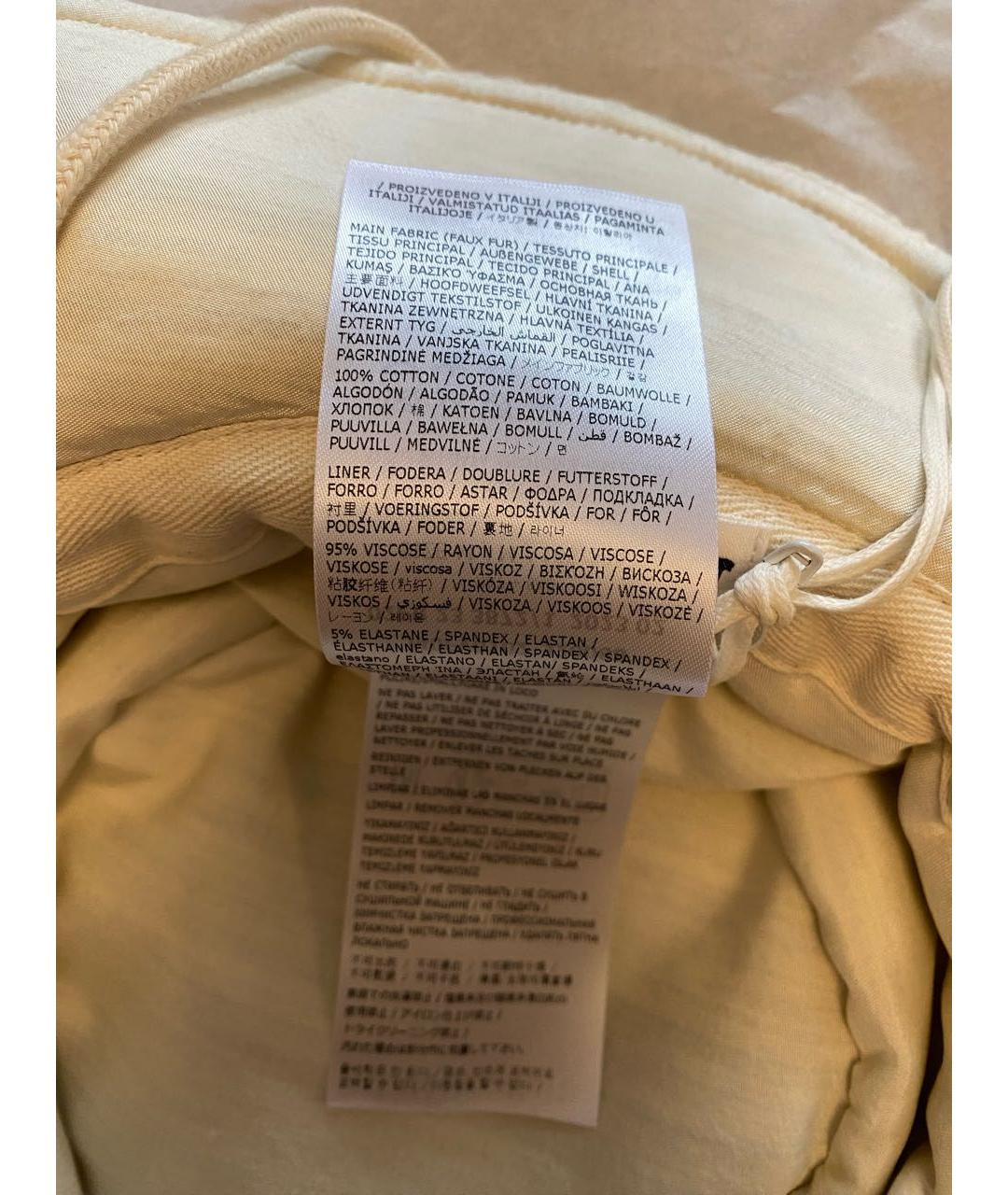 JIL SANDER Белая хлопковая шляпа, фото 8