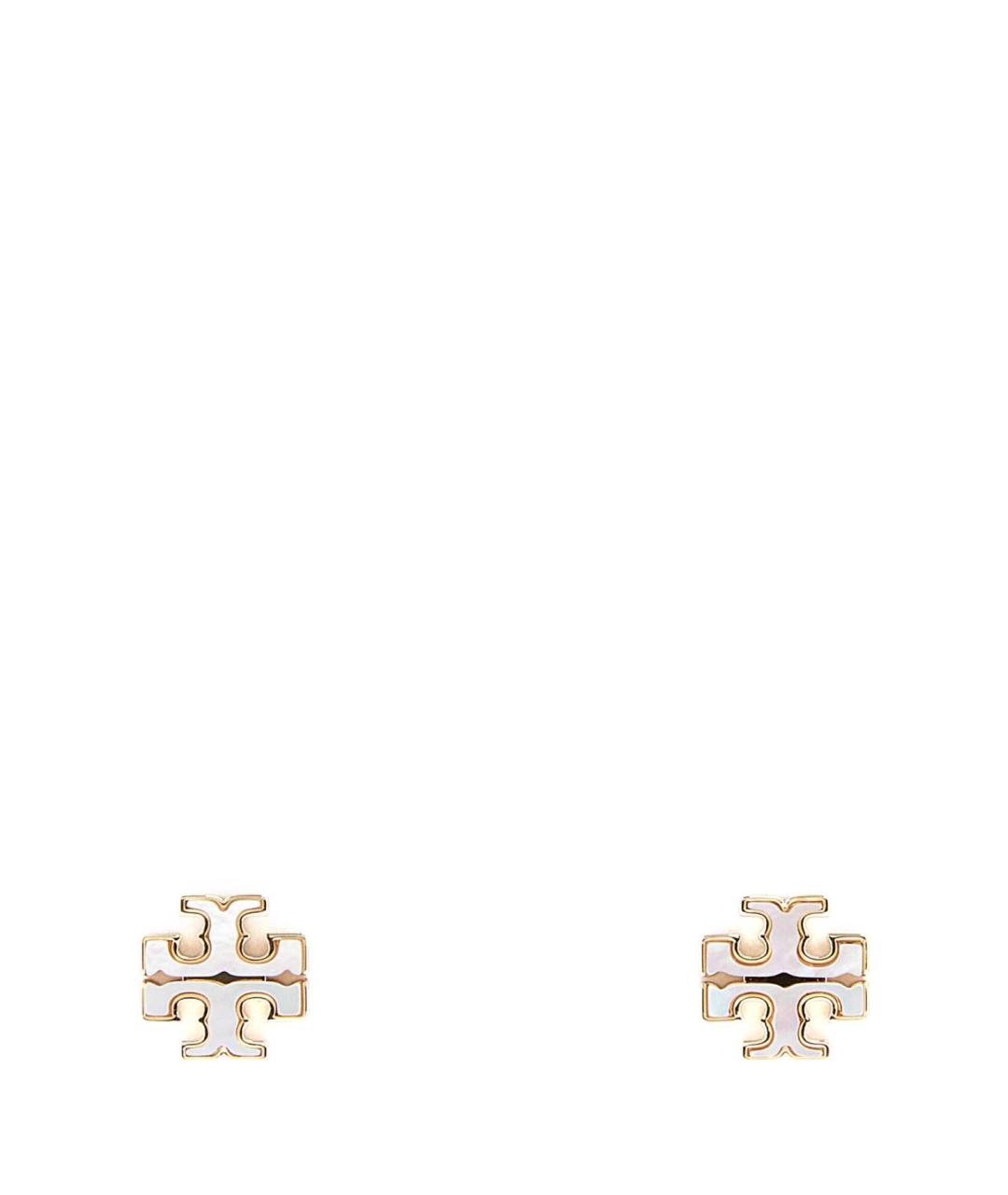 TORY BURCH Белые серьги, фото 1
