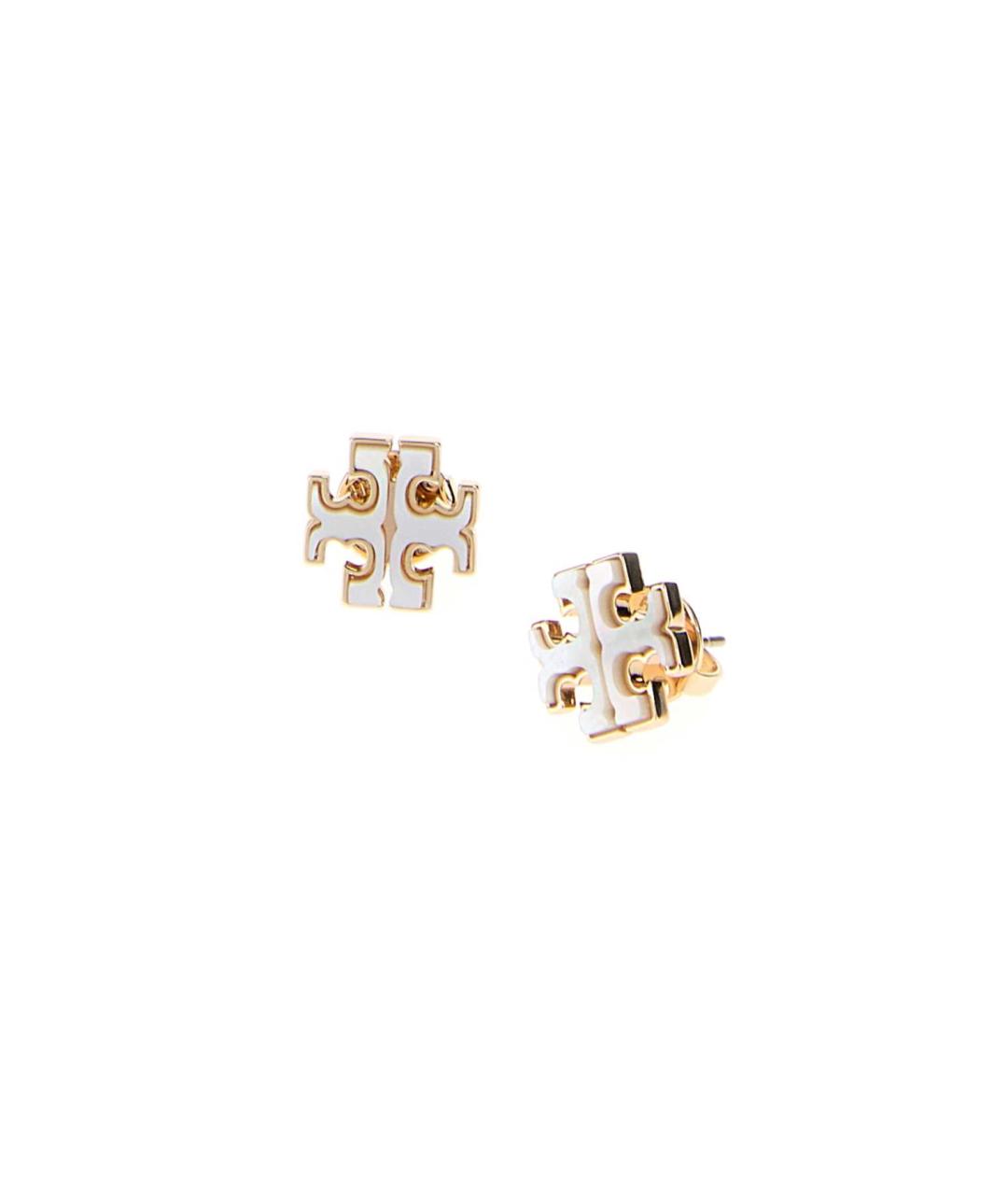 TORY BURCH Белые серьги, фото 2