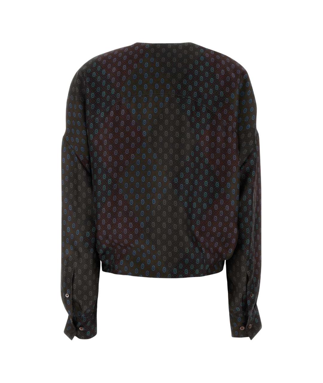 DRIES VAN NOTEN Мульти шелковая рубашка, фото 2