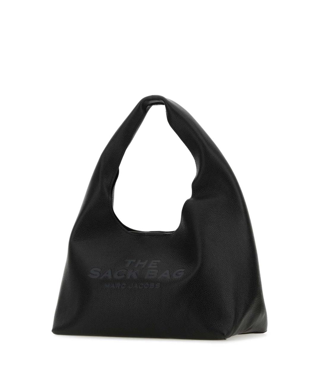 MARC JACOBS Черная кожаная сумка с короткими ручками, фото 2