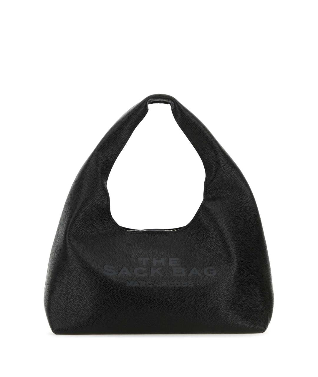 MARC JACOBS Черная кожаная сумка с короткими ручками, фото 1
