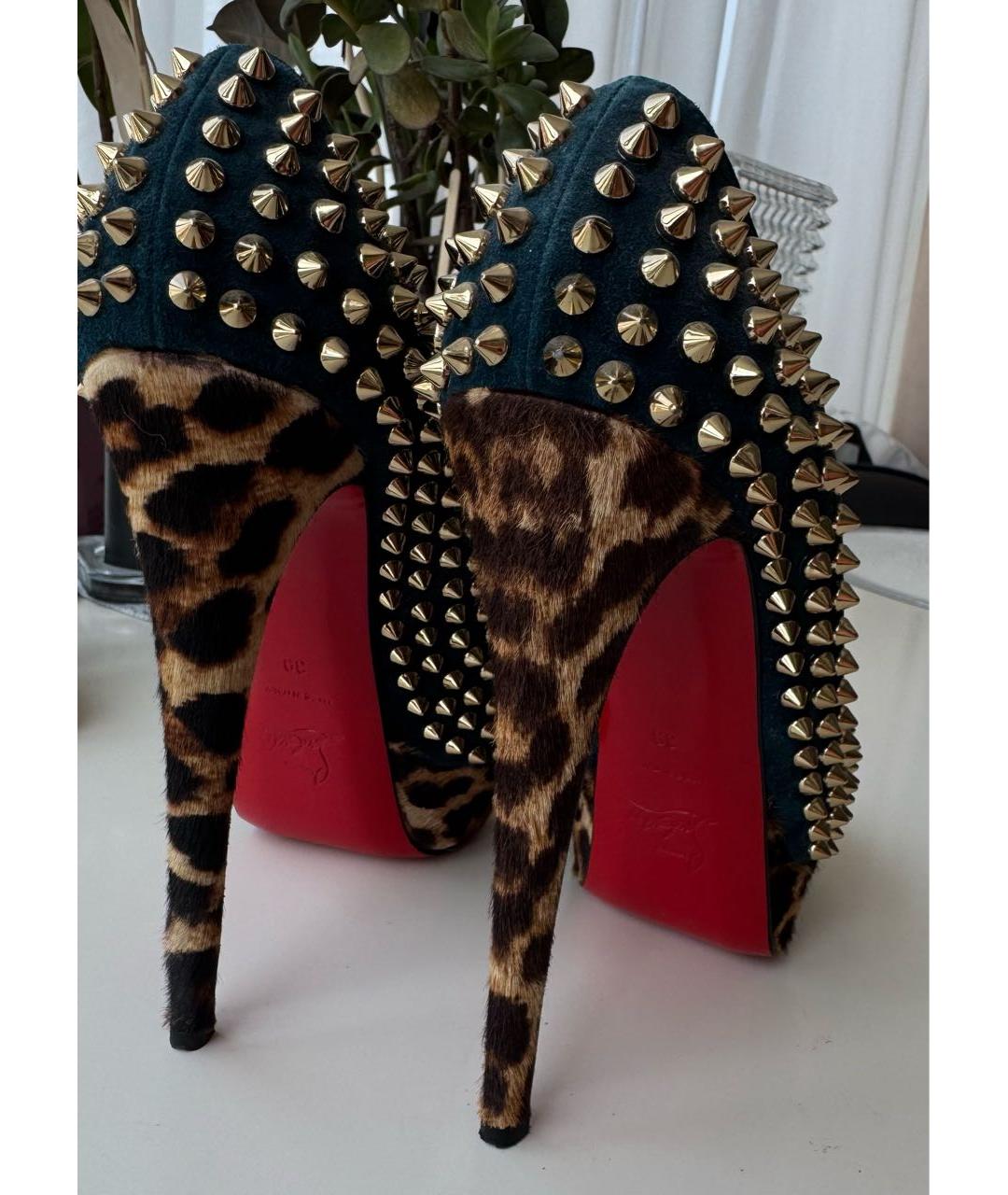 CHRISTIAN LOUBOUTIN Мульти туфли, фото 4