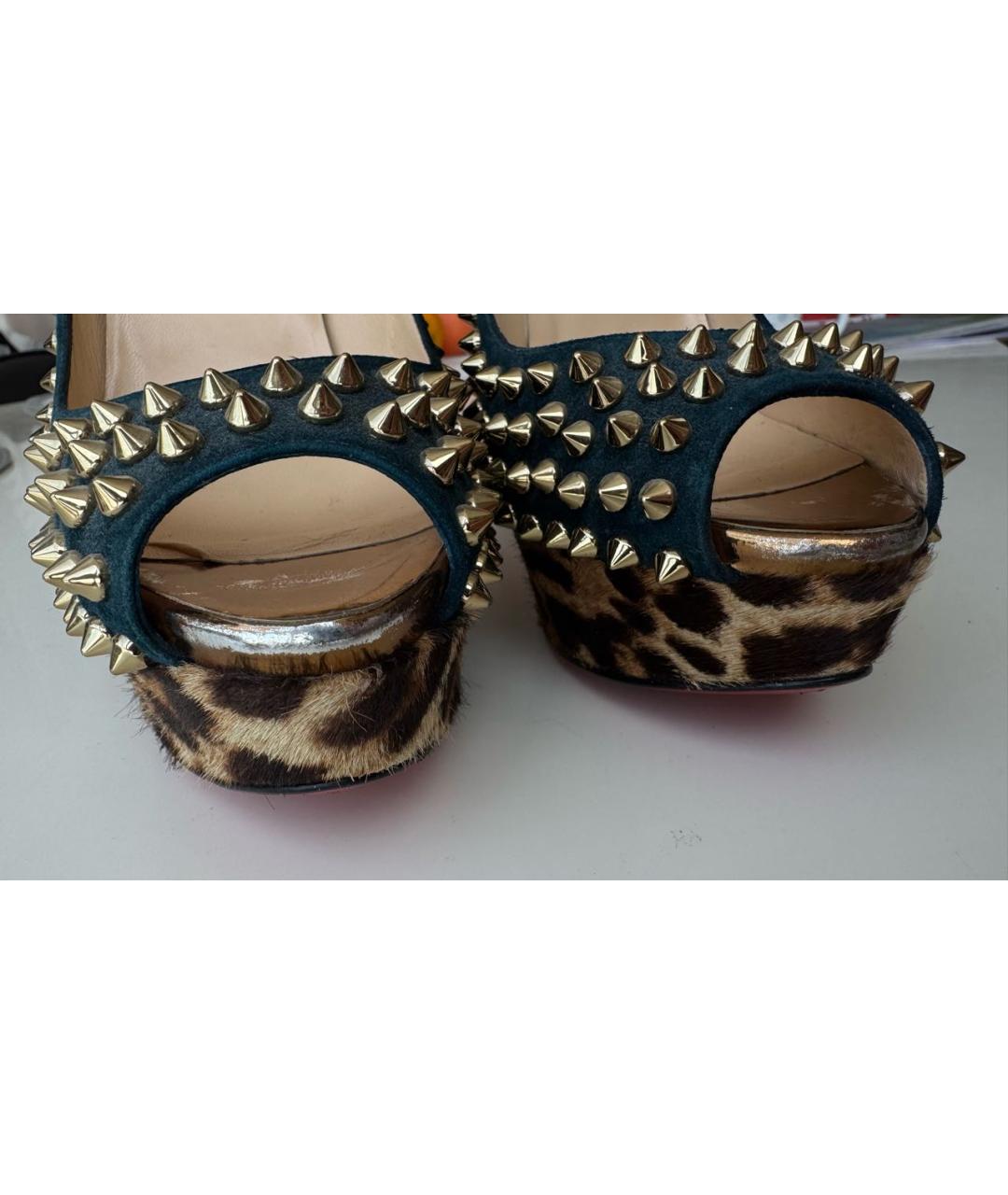 CHRISTIAN LOUBOUTIN Мульти туфли, фото 7
