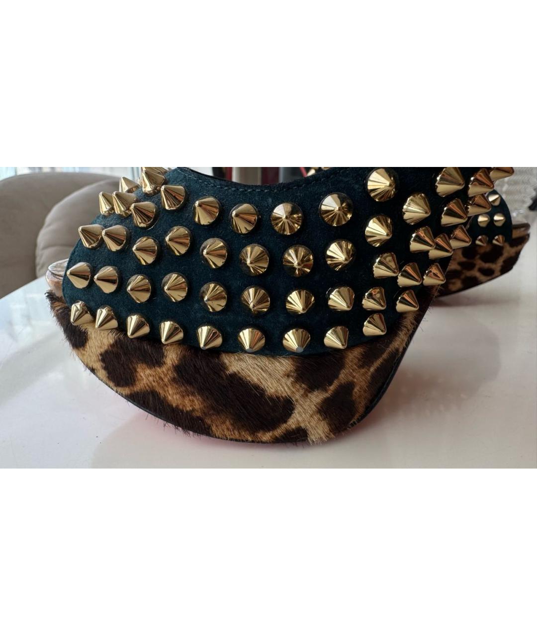 CHRISTIAN LOUBOUTIN Мульти туфли, фото 5