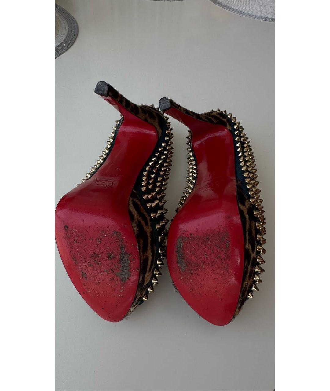 CHRISTIAN LOUBOUTIN Мульти туфли, фото 6
