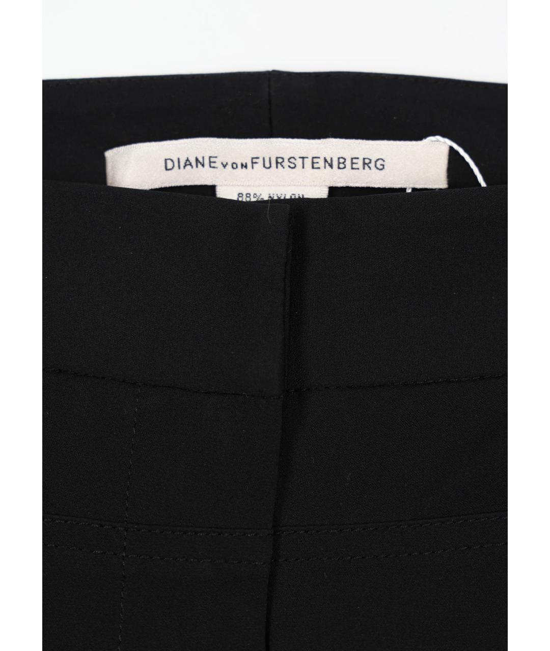 DIANE VON FURSTENBERG Черные прямые брюки, фото 3