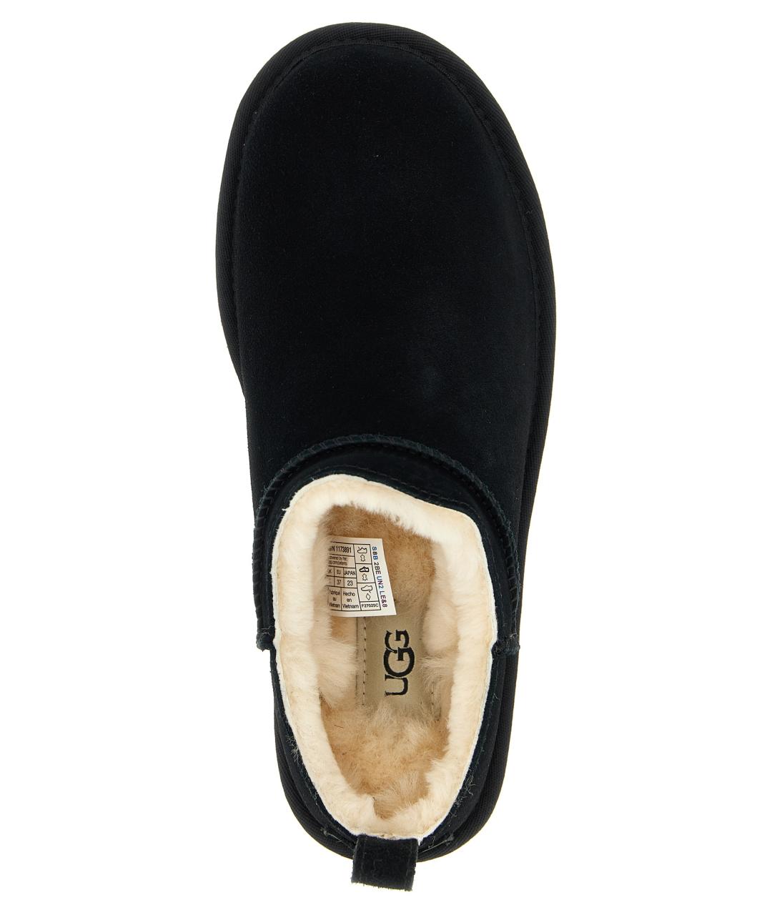 UGG AUSTRALIA Черные кожаные ботинки, фото 3