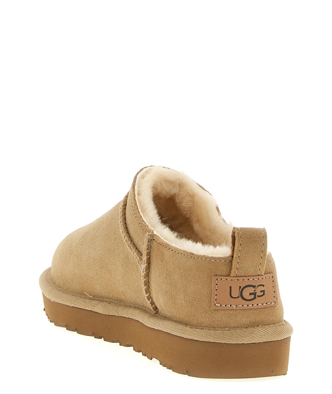 UGG AUSTRALIA Бежевые кожаные ботинки, фото 3