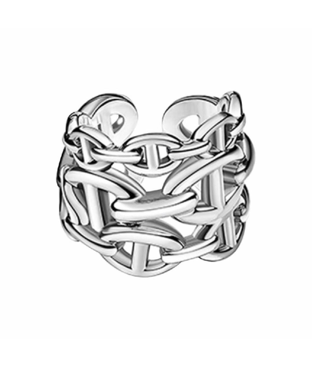 HERMES Серебряное серебряное кольцо, фото 1