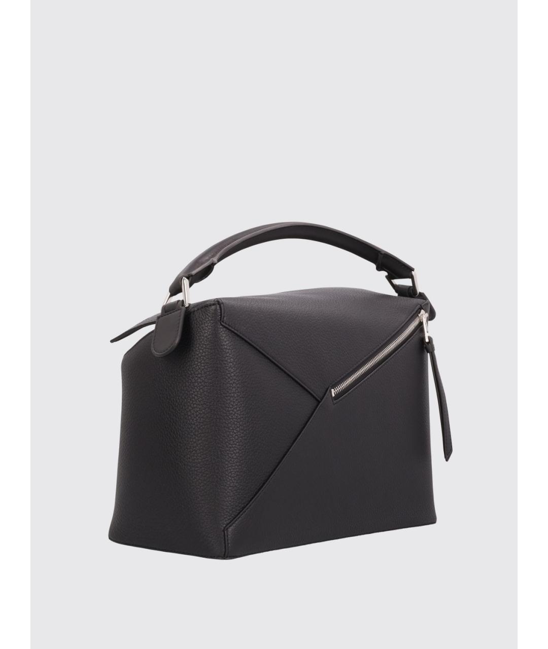 LOEWE Черная кожаная сумка на плечо, фото 2
