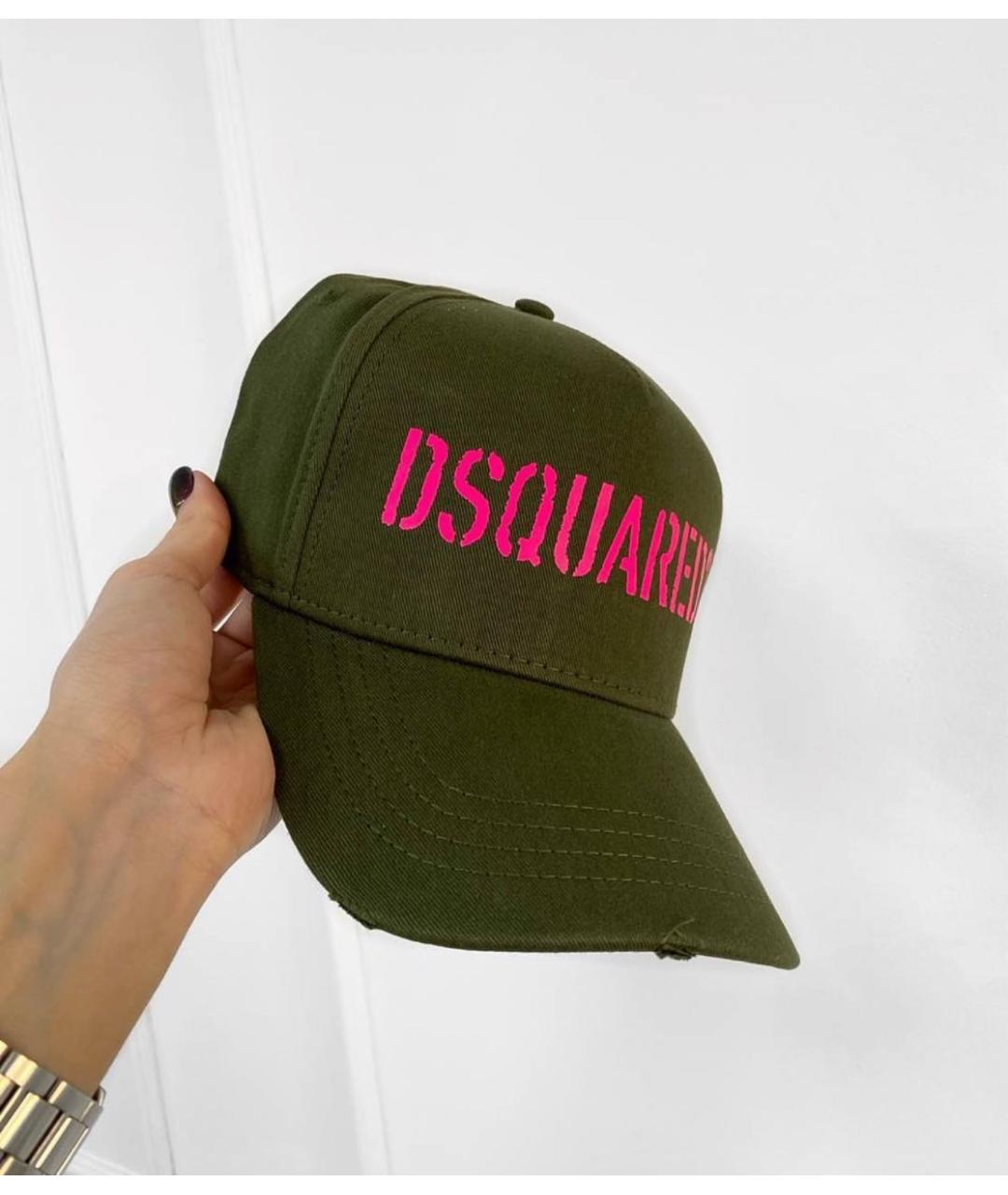 DSQUARED2 Хаки кепка, фото 5