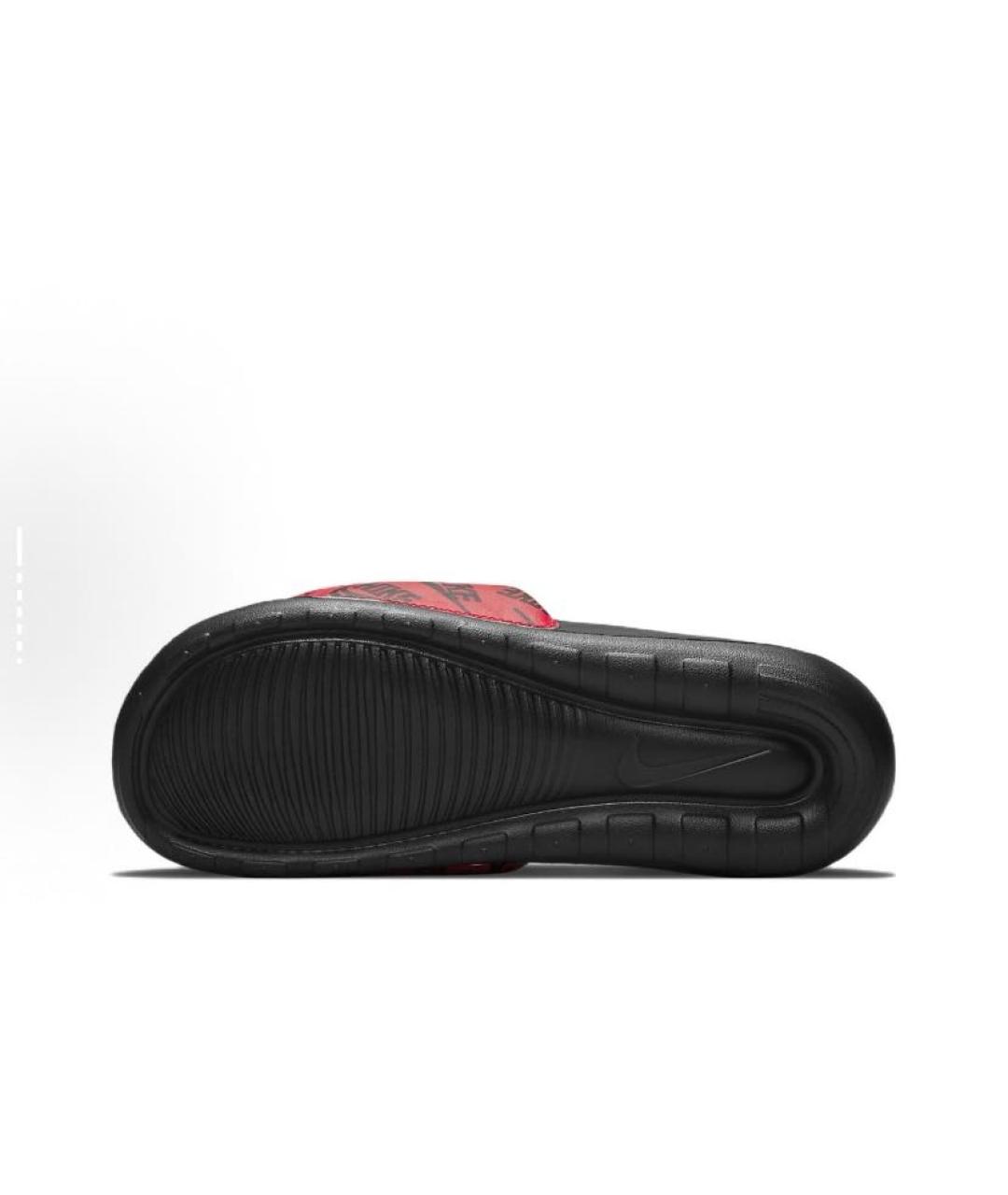 NIKE Черные резиновые шлепанцы, фото 4