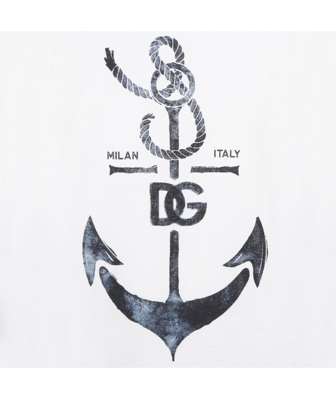 DOLCE&GABBANA Белая футболка, фото 4