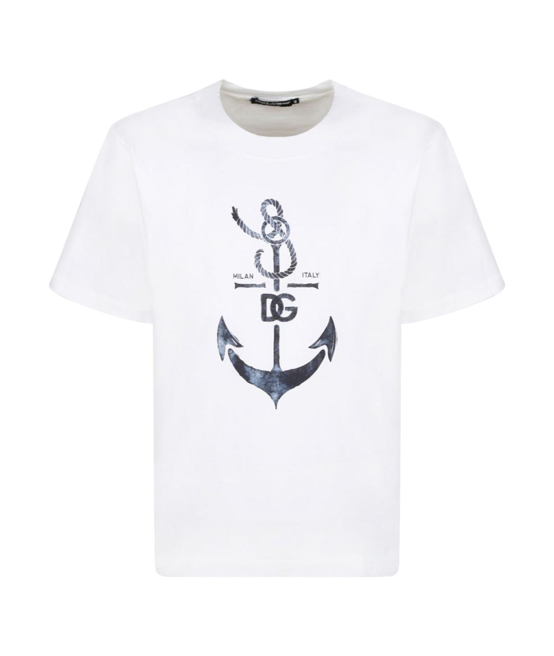 DOLCE&GABBANA Белая футболка, фото 1